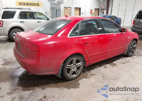 2007 Audi A4 2.0T from USA, damaged, VIN WAUDF78E27A127472